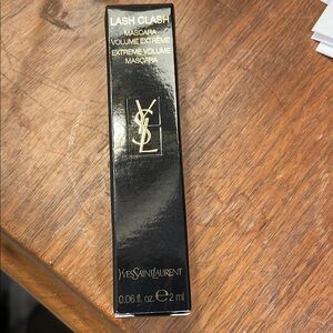 NEW in Box YSL Lash Clash‎ Extreme Volume Mascara Black Noir 2 ml Travel Mini